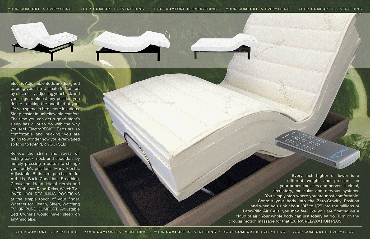 HOUSTON TX LATEXPEDIC 100% PURE TALALAY LATEX FOAM MATTRESS