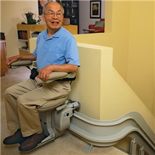 bruno CRE-2110 custom curved stair lifts houston tx chairlifts