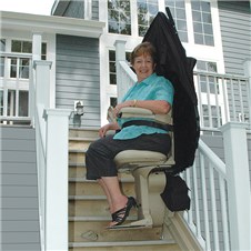 bruno SRE-2010E outside exterior stairlifts outdoors houston tx stairchairs 