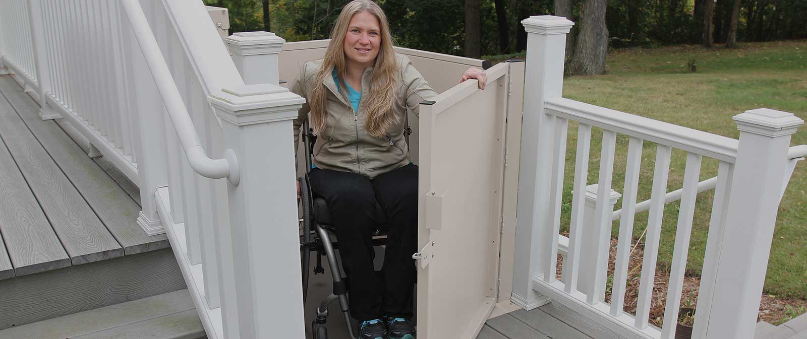 Riverside VPL ElevatorVertical Platform Wheelchair Porch Lift