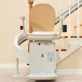 custom curved acorn 80 stairchair houston tx stairlifts